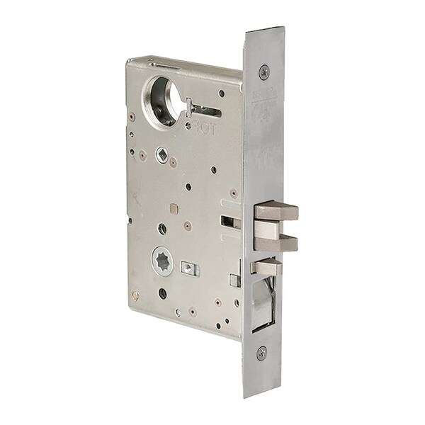 Entrance or Office Mortise Lockbody Only, Satin Nickel